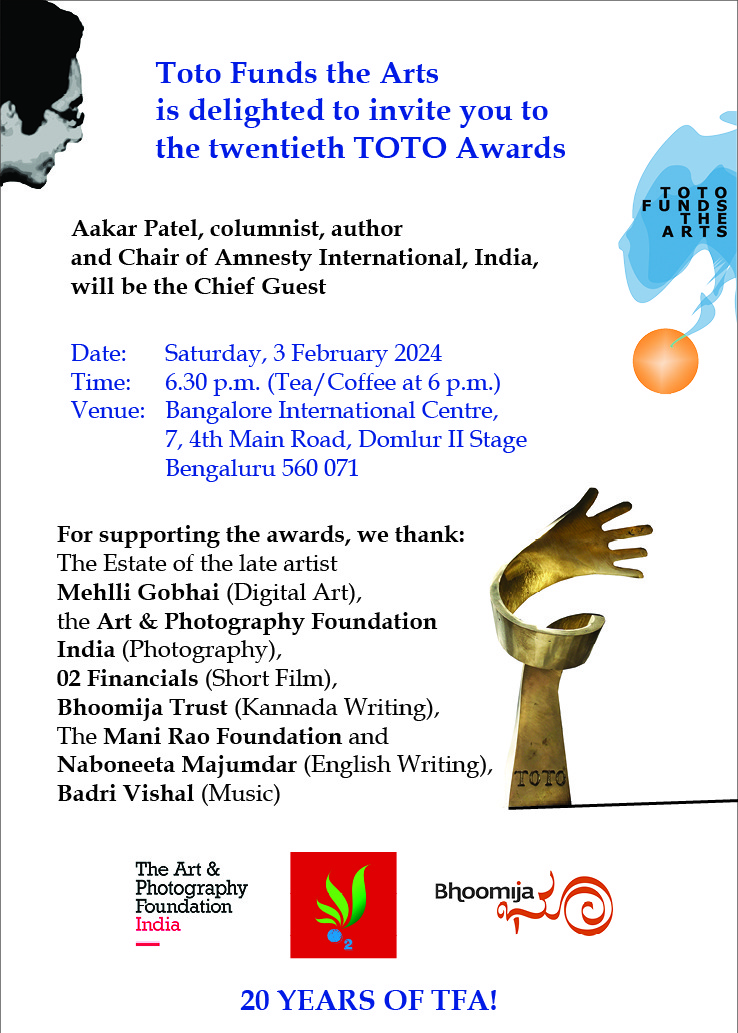 toto awards for creative writing